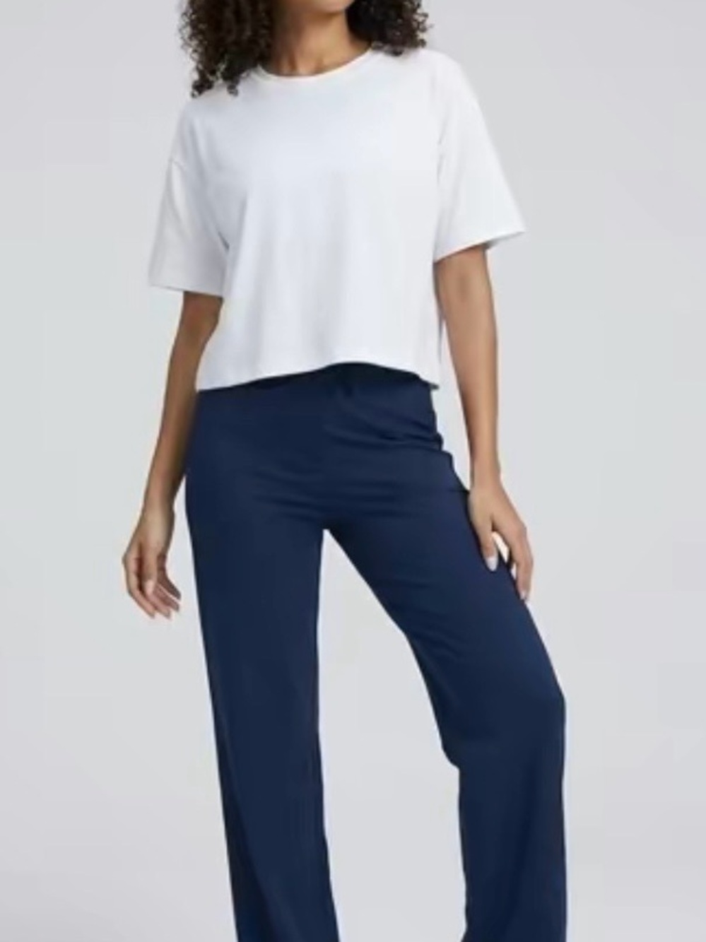 Everyday Black Wide-Leg Lounge Pants